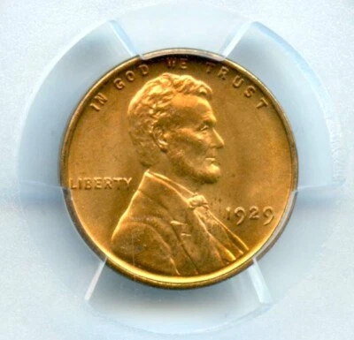1929 Lincoln Cent, PCGS MS65RD - Image 1 of 3
