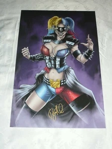2019 PHOENIX FAN FUSION HARDLEE THINN MASKED ARTPRINT SIGN BY RYAN KINCAID 11x17 - Picture 1 of 1