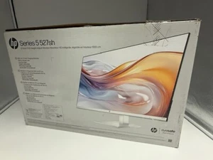 HP - 27" Monitor with Adjustable Height (HDMI, VGA) Silver 27" IPS LED FHD 100Hz - Picture 1 of 5