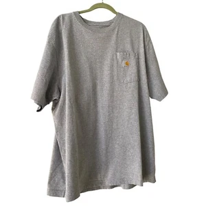 Carhartt Mens Basic T-shirt Gray Size XL Loose Fit - Picture 1 of 6