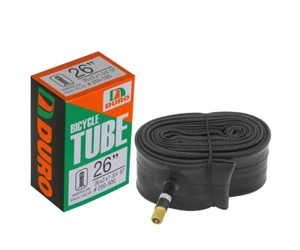 DURO BICYCLE 26 x 2 x 1-3/4 TUBE 33MM STANDARD AMERICAN VALVE FIT S7 SCHWINN RIM - Picture 1 of 1
