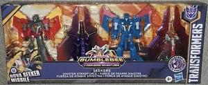 Transformers Cyberverse Sinister Strikeforce Seekers Thrust Skywarp Starscream - Picture 1 of 2