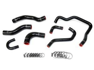 HPS Black 22RE EFI Silicone Radiator + Heater Hose Kit Coolant OEM 57-1478-BLK - Picture 1 of 5