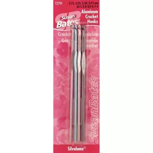 Silvalume Aluminum Crochet Hook Set of 4 - Picture 1 of 1