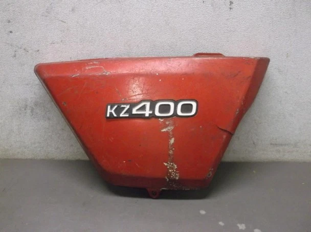Cubierta lateral derecha usada para Kawasaki KZ440B, KZ400D o KZ400B Foto 1 de 4