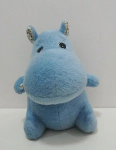 Moomin Blue Bandai Little Kid Plush 9" Stuffed Toy Doll Japan - Picture 1 of 7