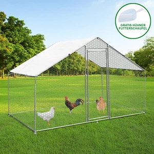 Hühnerstall Hühnerfreilauf Hühnergehege Auslauf Outdoor-Hühnerkäfig UV Geflügel - Bild 1 von 12