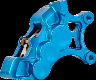 AN 6-Piston Front Right Brake Caliper 14in Blue Fat Boy Lo 09-17 - Image 1 of 3