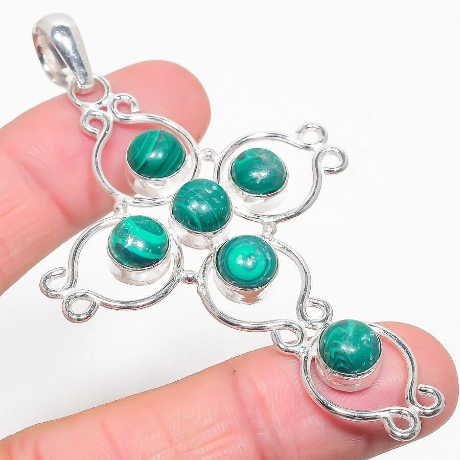 Ciondolo gioielli in argento sterling 925 fatto a mano con pietra preziosa... - Immagine 1 di 1