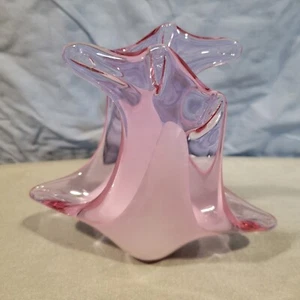 Olvi Importing Ltd Amethyst Rosa Mauve Kunst Glas Serviettenhalter - Bild 1 von 5