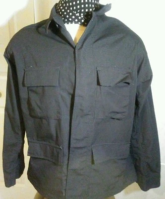 Propper Public Safety size XLR Polyester Blend Black Long Sleeve Heavy Shirt  - Image 1 of 4