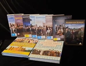 Downton Abbey Complete Series, Movie & Special DVD & 2 Hardcover Collector Books - Picture 1 of 24