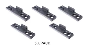 CUPBOARD & DOOR LOCK STRIKERS 5PACK ABS Striker Plate - 11mm - BLACK - Picture 1 of 1