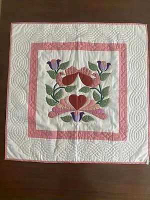 "Colgador de pared acolchado hecho a mano, tablero de mesa o tiro de regazo 36""x36"" hecho de algodón" Foto 1 de 4