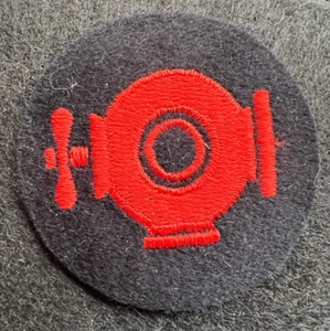 DEUTSCHE MARINE TAUCHER STOFF PATCH ABZEICHEN - Bild 1 von 3