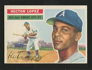 #16 Hector Lopez, Leichtathletik RC (weiße Rückseite) - 1956 Topps: EX-MT, o/c 230081 - Bild 1 von 3
