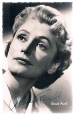 Claude Farell. Autograph Card. Signed, autograph card, Hubmann publisher