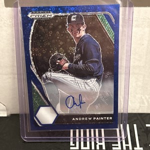 Andrew Painter Blue Doughnut Rookie Autographed Prizm # 5/25.