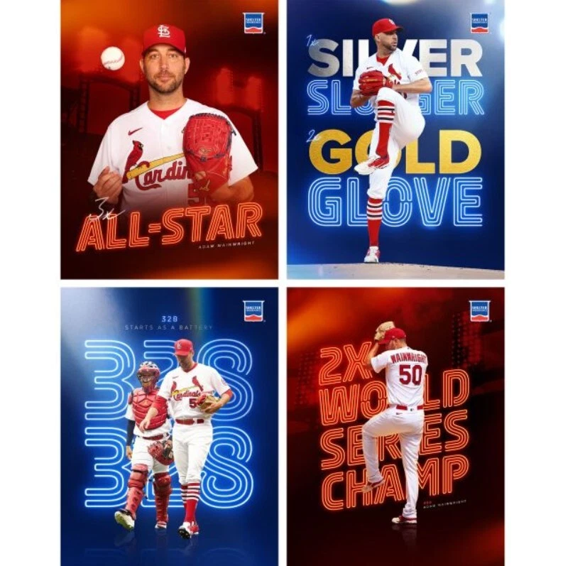 St. Louis Cardinals Adam Wainwright 8x10 Decal - 9/20/23 SGA - NEW - PICK Style - Image 1 of 1