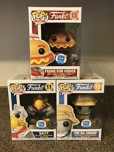 Funko Pop! Spastic Plastic Set - Fin Du Chomp/Salty/Frank Von Viener - Exclusive - Picture 1 of 5