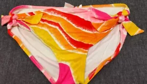 Vintage Wild Psychedelic Catalina Bikini Bottom Orange Barbie-60s Girls Size 14 - Picture 1 of 11