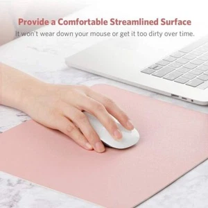 Computer Desk Mat Anti-slip Mouse Pad Leather Mouse Pad Desk Cushion Mice Mat - Photo 1/12