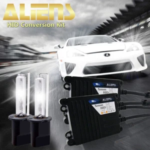 Kit de conversión de faros de xenón ALIENS 35W HID H3 10000K/bombillas azul profundo - Imagen 1 de 8