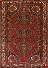 Vintage Tribal Traditional Hand-knotted Wool Rug 7'x10' Living Room Rug Carpet