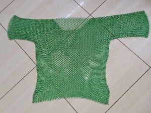 Mittelalterliches Kettenhemd, konifizierte Ringe,... - Bild 1 von 5
