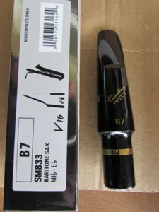 VANDOREN V16 B7 BARITONE SAXOPHONE MOUTHPIECE...HARD RUBBER in the box - Picture 1 of 5