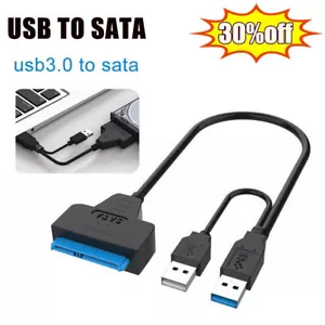 SATA auf USB 3.0 2.5/3.5 Zoll HDD SSD Festplatte-Konverter Line Adapter/ 🥇 - Bild 1 von 14