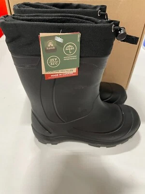 Botas de lluvia Kamik Snobuster 1 de goma negras Foto 1 de 4