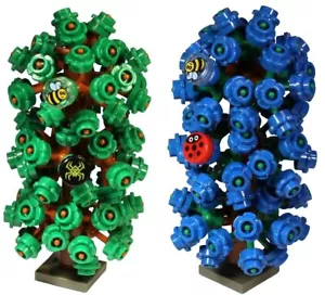 Lego 2x Big Bush, tree Green & Blue NEW!! - Picture 1 of 1
