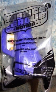 McDONALD'S HAPPY MEAL JUSTICE LEAGUE SUPERMAN/SUPERGIRL LEUCHTENDES MEGAPHON - NEUWERTIG IN VERPACKUNG - Bild 1 von 1