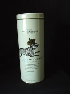 FORTNUM & MASON BISCUIT TIN OLD ENGLISH HUNT FOX DESIGN EMPTY - Picture 1 of 8