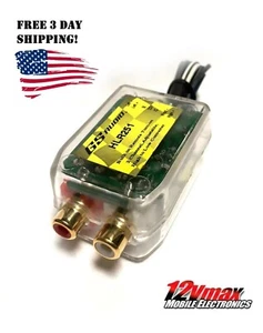 NEU Lautsprecher zu High zu Low Cinch Konverter Auto mit integrierter 12V Fernbedienung Einschalten - Bild 1 von 7