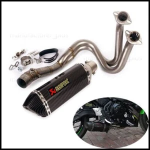 For Kawasaki Ninja 650 Z650 2017-2023 Exhaust System Header Pipe Muffler Escape - Picture 1 of 12