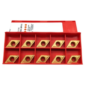10PCS DCMT11T304 DCMT32.51 BP010 Carbide Inserts DCMT Blades for steel - Picture 1 of 9