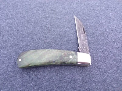 CUCHILLO TUNA VALLEY VERDE ARCE BURL DAMASCO PHOENIX JACK CUCHILLOS  Foto 1 de 4