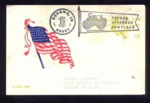 Kokomo Indiana STAMP CLUB ROUND ROBIN 1986 Vintage Postcard - Picture 1 of 1