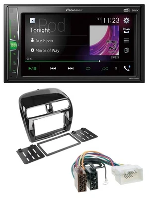 Pioneer 2DIN MP3 DAB USB Bluetooth Autoradio für Mitsubishi SpaceStar Mirage ab - Bild 1 von 4