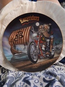 Vintage Easy Rider Collector Plate Ghost Of The North SPIRITS OF THE OPEN ROAD - Picture 1 of 8