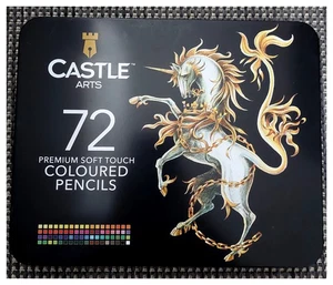 Castle Art Supplies 72 Buntstifte Set | Hochwertige Farbminen mit Weichem Kern - Bild 1 von 5