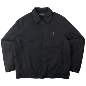 Vintage YSL Yves Saint Laurent Zip Up Padded Jacket Size L - Picture 1 of 7