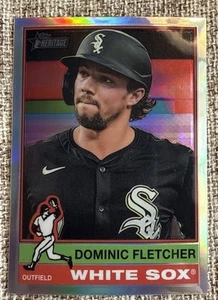 2025 Topps Heritage Dominic Fletcher Chrome Refractor #356 Chicago White Sox - Bild 1 von 2
