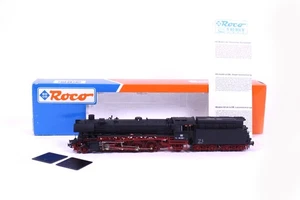 ROCO 43244 Dampflok BR42 052-1 Lokomotive Schlepptender DB DC EP IV Spur H0 OVP - Picture 1 of 11