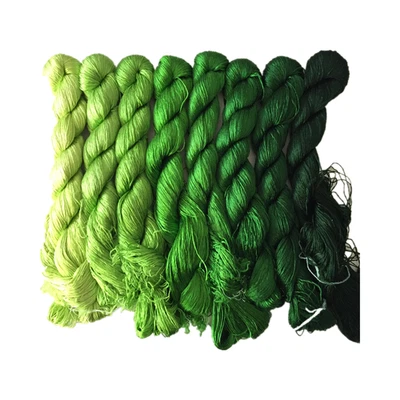 8 Skeins natural mulberry silk embroidery floss thread cross stitch thread DIY - Image 1 of 4
