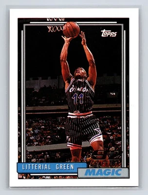 1992-93 Topps - Litterial Green #299 (RC) - Image 1 of 2