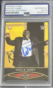 KOKO B. WARE AUTO PSA DNA 2015 Topps HOF WWE Wrestling Card Signed “THE BIRDMAN” - Picture 1 of 2