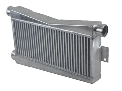 Intercooler Universal Twin Turbo Núcleo 24x9x3.5" Barra y Placa Personalizada (2 In/1 Out) SL Foto 1 de 4